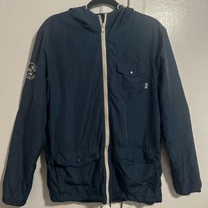 Vans Men's Navy Hooded Windbreaker